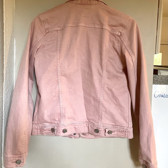 Gap Pink Denim Jacket Size XS - Picture 2 of 4